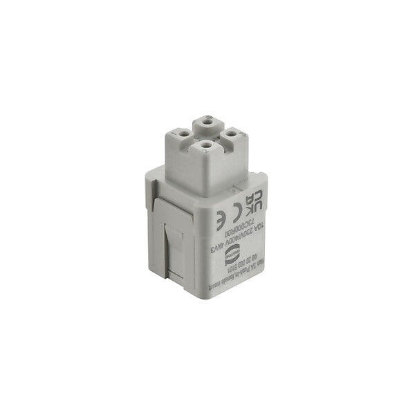 HARTING Einsätze, Push-In, Buchse, Polycarbonat (PC) 09200035101